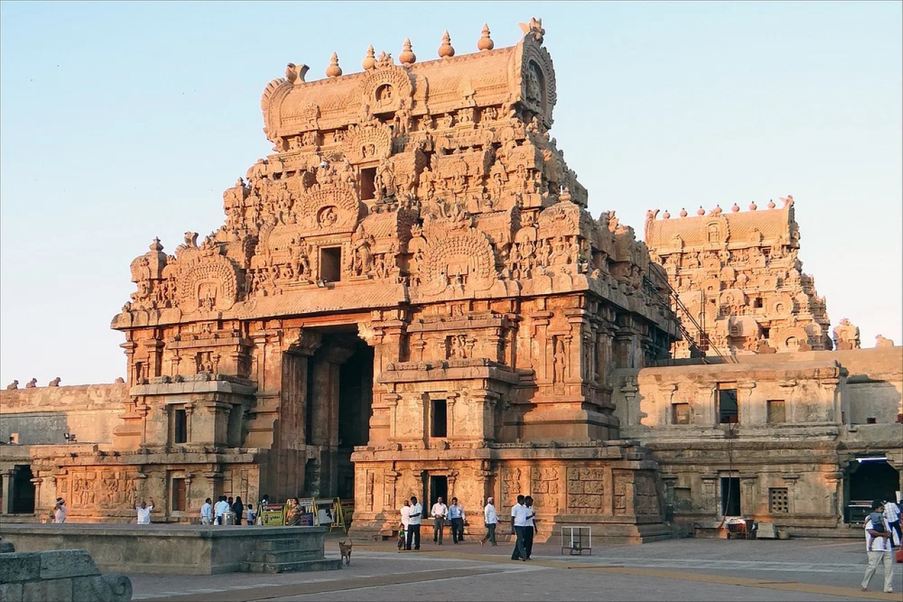 Brahadiswara ancient building in India