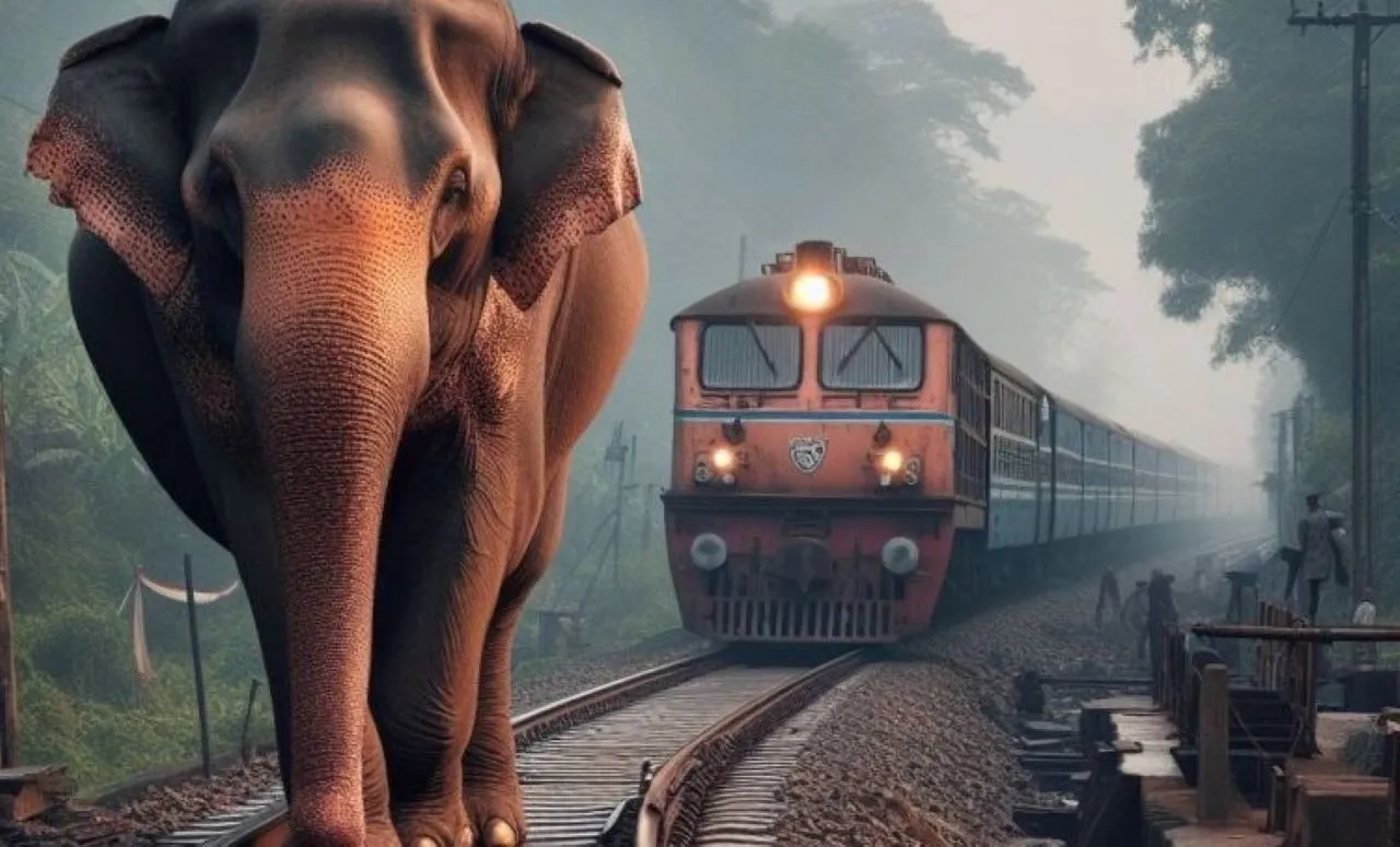 Six Elephants Dead After Being Hit by Train in Sri Lanka