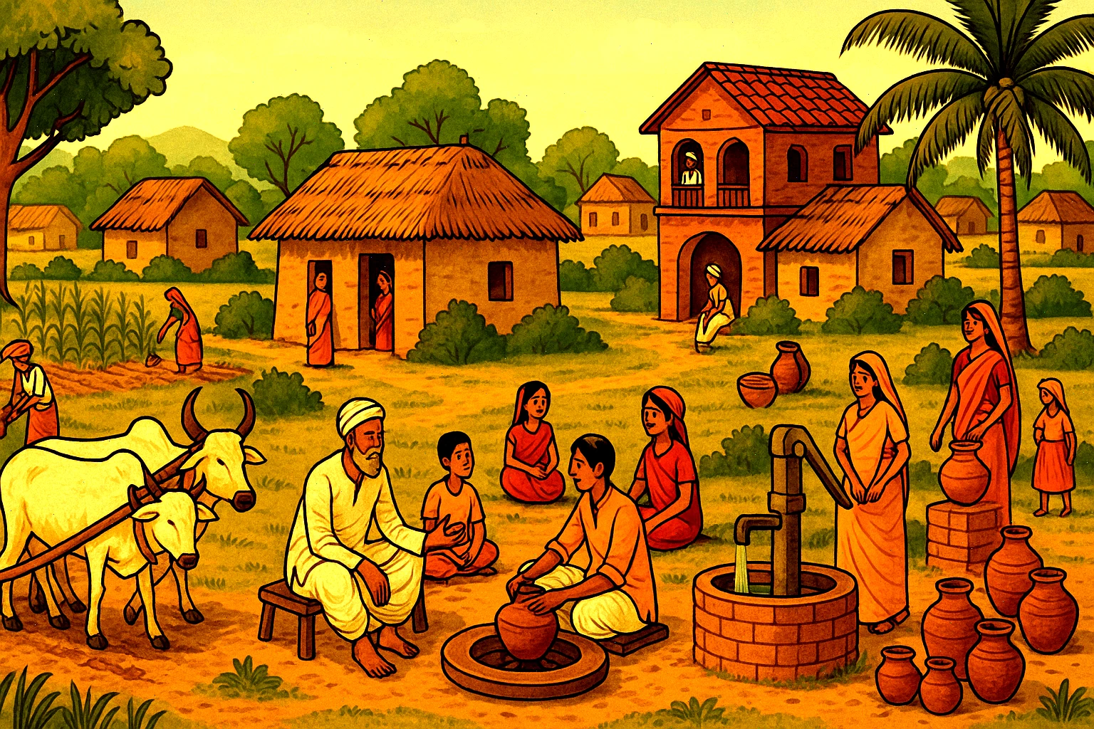 Indian Villages: Traditions And Differences From Urban Life